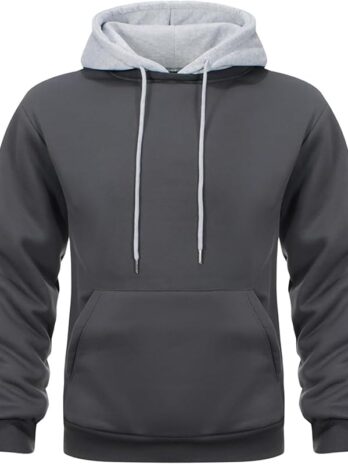 Mens Hoodies Pullover Winter Sweatshirt Hoodie with Pockets